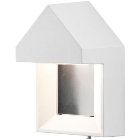 Konstsmide Cosenza Applique murale d'extérieur moderne LED haute puissance blanche 5W, IP54