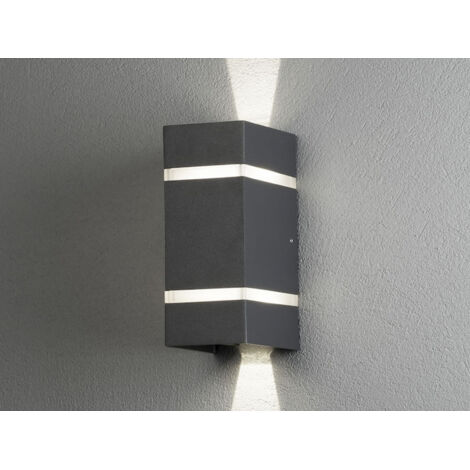 Konstsmide Cremona 7998-370 LED-Außenwandleuchte EEK: F (A - G)   6 W Anthrazit