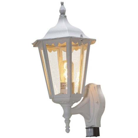Konstsmide Firenze Grande lanterne d'extérieur classique blanche PIR, IP44