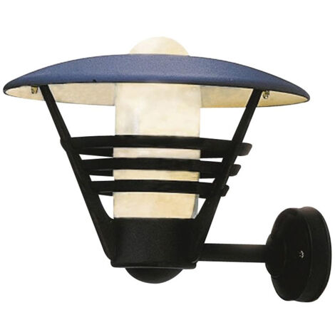 Konstsmide Gemini Applique murale lanterne classique d'extérieur noir mat, IP23