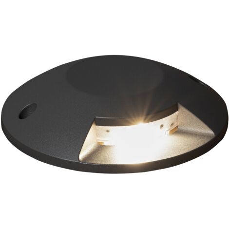 Konstsmide Ground spot Encastré au Sol Effet Extérieur Lumière Pont Monté en Surface Gris Foncé 5W LED 1 Voie, IP65