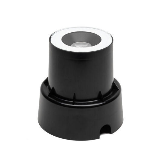 Konstsmide Ground spot Spot Lumineux Effet Extérieur Encastré au Sol LED Haute Puissance 6W - Blanc - Dessus Verre, IP65