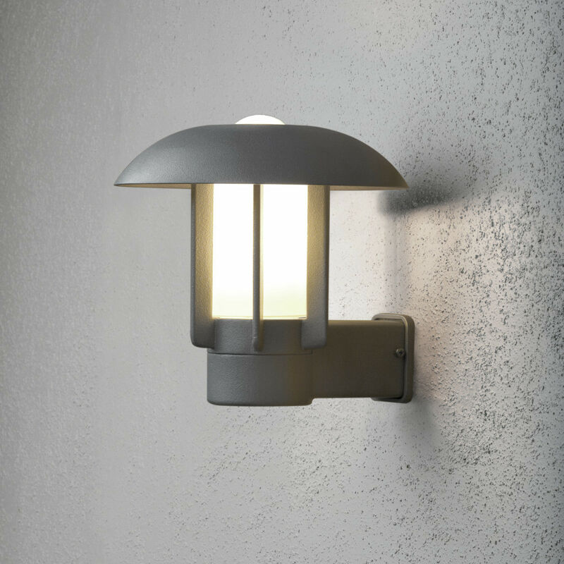 Image of Konstsmide Lighting - Konstsmide Heimdal Applique da esterno in alluminio con lanterna classica, IP44