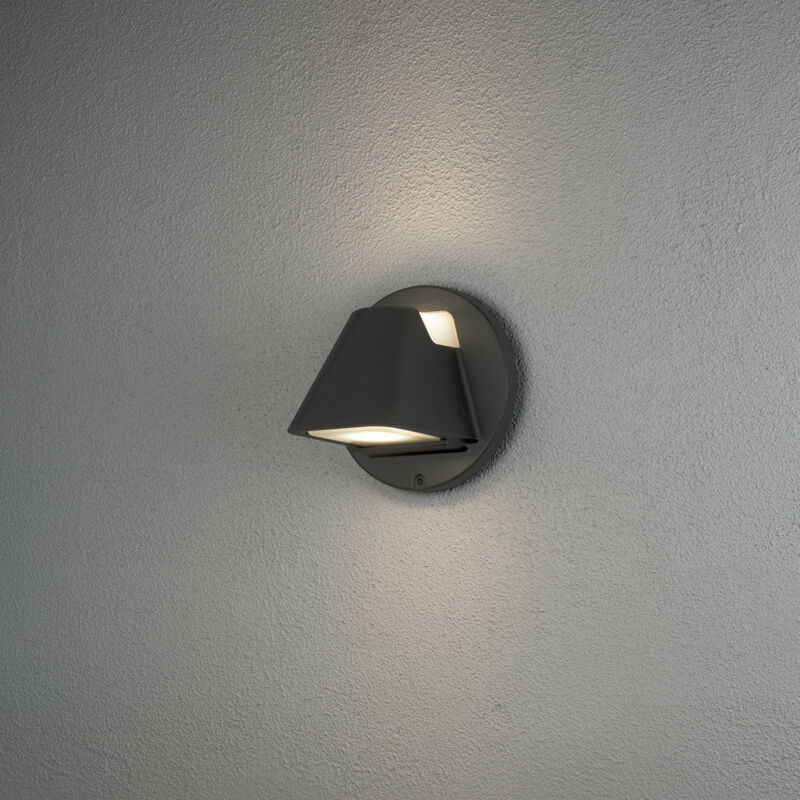 Image of Konstsmide Lighting - Konstsmide Hild Applique da esterno moderna 2x GU10 Nero, IP44