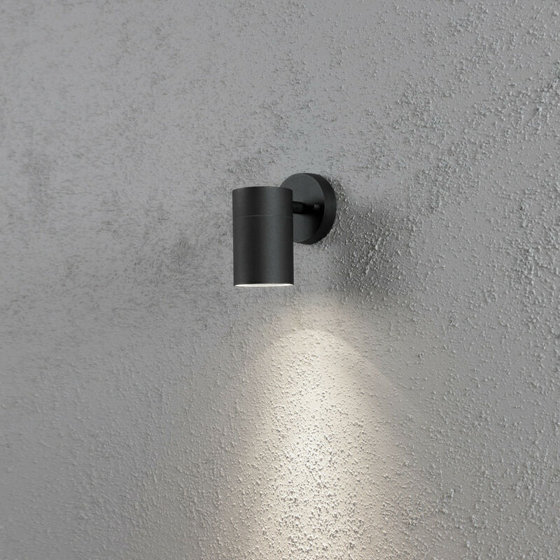 Image of Konstsmide Lighting - Konstsmide Modena Applique da esterno moderna Big Down nera, IP44