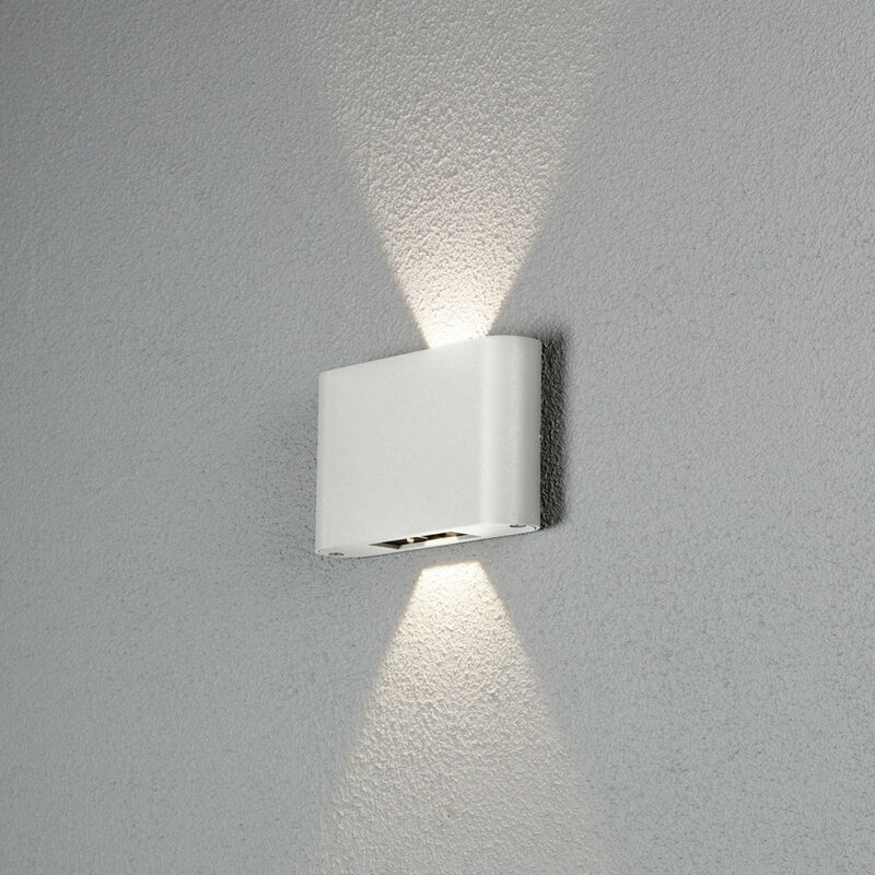 Image of Konstsmide Lighting - Konstsmide Chieri Applique da esterno moderna Up Down 2x 6W Fascio orientabile Bianco, IP54