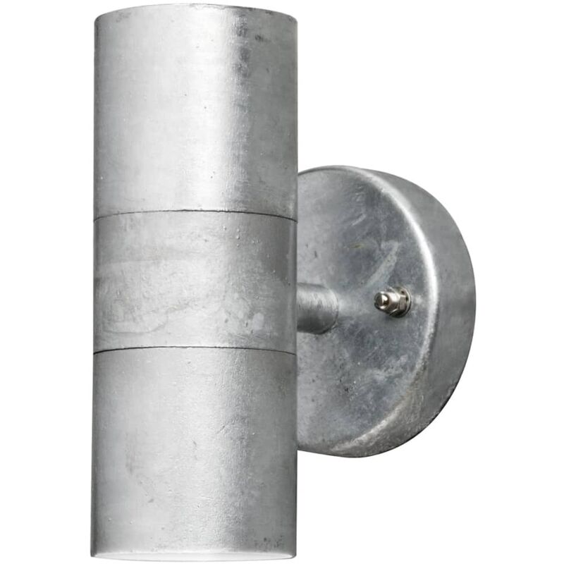 

Lámpara de pared Modena arriba y abajo galvanizado - Plateado - Konstsmide