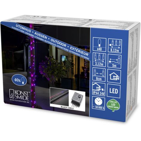Konstsmide LED (monocolore) Catenella luminosa 24 V Catena luminosa Bianco freddo