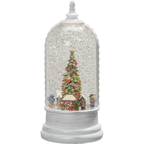 Konstsmide LED Wasserlaterne Deutscher Weihnachtsmarkt weiß Wasserlaterne