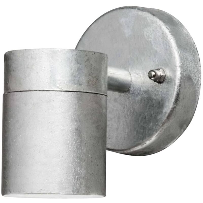 

Lámpara de pared Modena abajo galvanizado - Plateado - Konstsmide