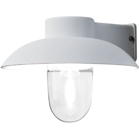 Konstsmide Mani Applique murale dôme classique d'extérieur Blanc mat Max Watt 1x 60, E27, IP44