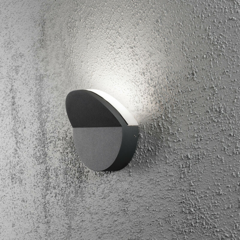 Image of Konstsmide Matera Applique da esterno moderna a LED ad alta potenza, 5W, IP54