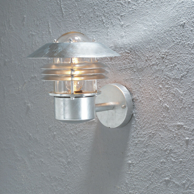 Image of Konstsmide Lighting - Konstsmide Modena Lanterna da esterno moderna in acciaio zincato, IP44