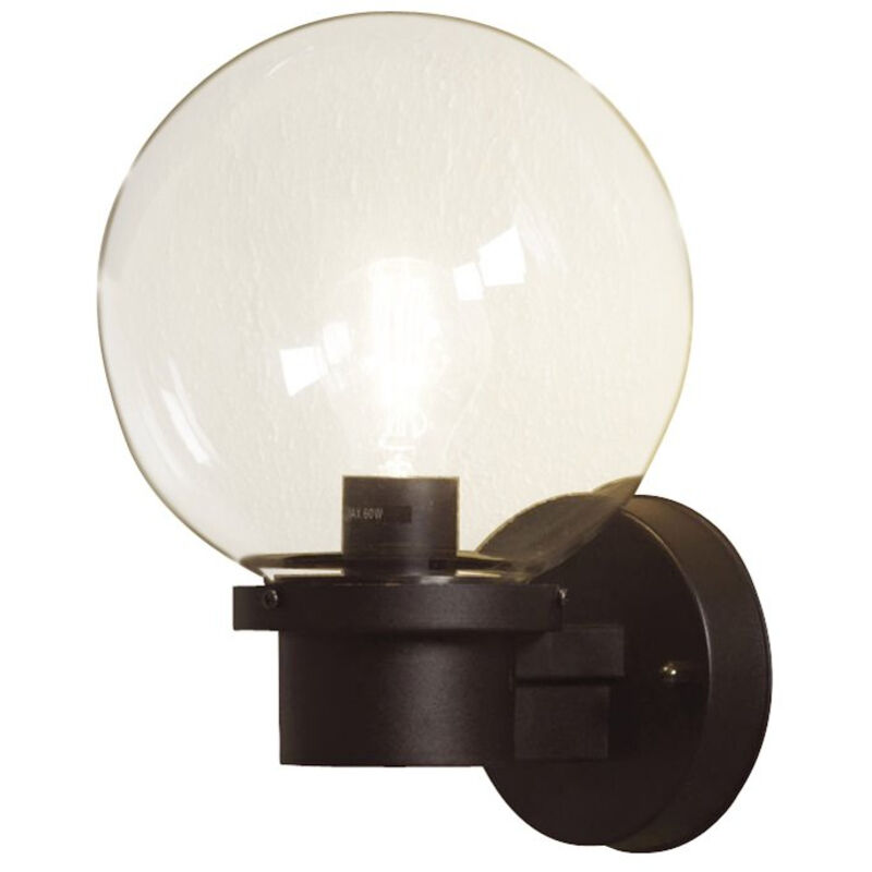 Nemi Capteur de lumière extérieur Basic Up noir, IP44 - Konstsmide