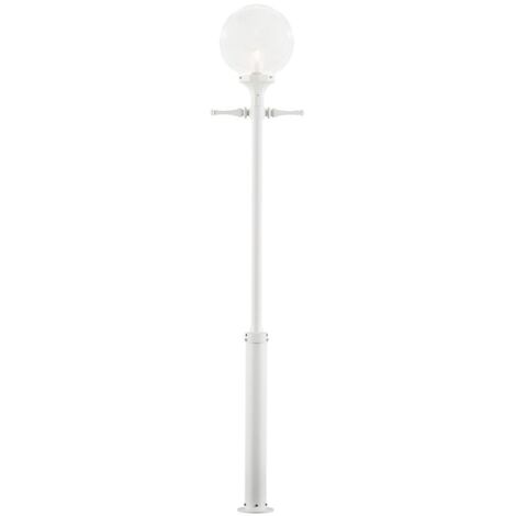 Konstsmide Orion Lampadaire Taurus extérieur blanc classique, IP23