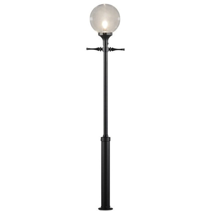Konstsmide Orion Lampadaire extérieur classique noir, Taurus, IP23 Konstsmide Orion Lampadaire extérieur classique noir, Taurus, IP23