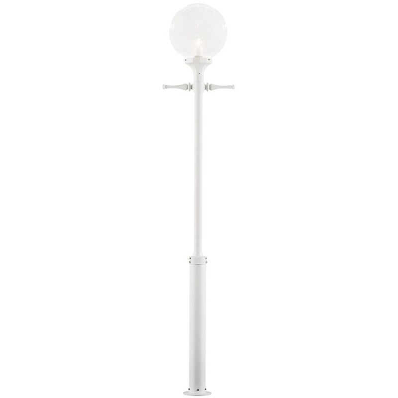 Konstsmide Orion Lampadaire Taurus extérieur blanc classique, IP23 Konstsmide Orion Lampadaire Taurus extérieur blanc classique, IP23