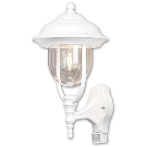 Konstsmide Parma Lanterne d'extérieur classique Up Light PIR Blanc, IP44