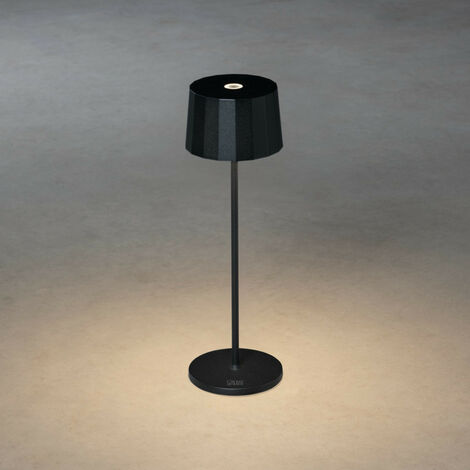 Sigor Nuindie Lampe de table LED, abat-jour carré