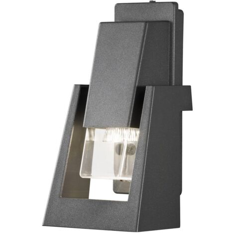 Konstsmide Potenza Applique d'extérieur moderne, gris foncé, simple GU10, IP54
