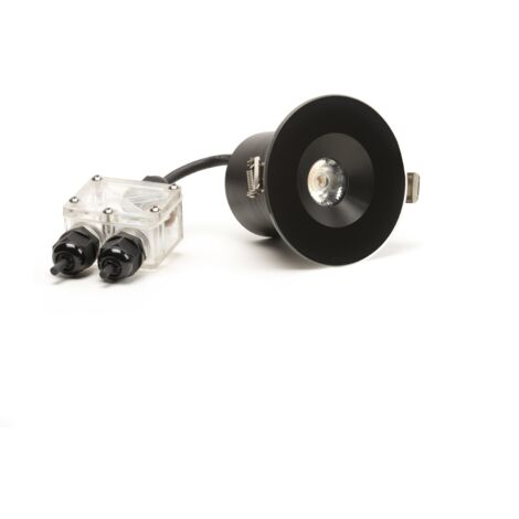 Konstsmide Recessed Effet extérieur LED haute puissance 6W Noir - Façade en verre, IP44