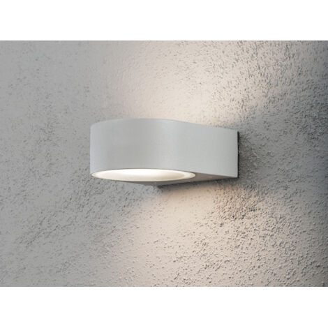 Konstsmide Teramo 7510-300 Außenwandleuchte  Energiesparlampe, LED E27 40 W Grau