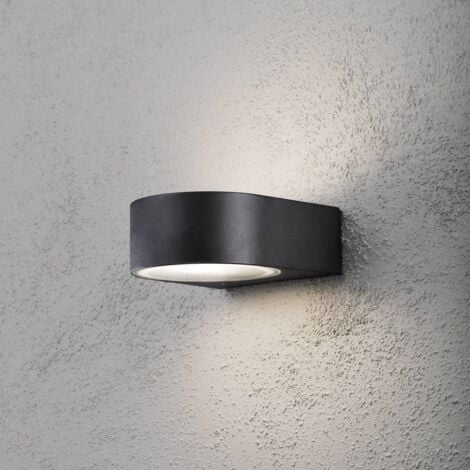 Konstsmide Teramo 7510-750 Lampada da parete per esterno Lampada a risparmio energetico, LED (monocolore) E27 40 W Nero