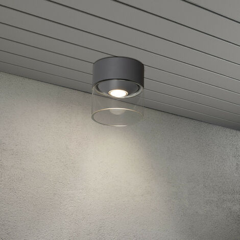 Faretto Esterno a Led Soffitto Downlight Cubo IP54 - 12W 960lm