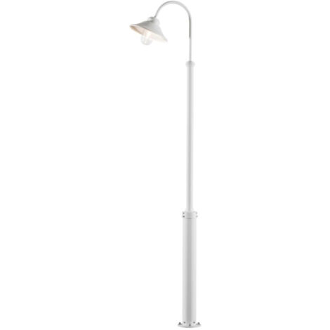 Konstsmide Vega Lampadaire Taurus extérieur blanc classique, IP23