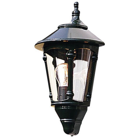 Konstsmide Virgo Applique murale d'extérieur classique lanterne verte, IP23