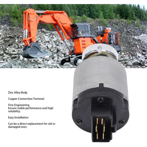 Kontaktschalter aus Zinklegierung für Bagger mit 2 Tasten OEM 71423384 - Kompatibel mit EX-2, 3 und 5 ZX Baggern