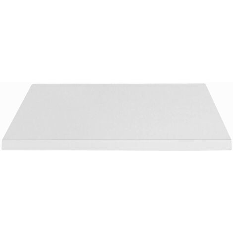 KONTE.DESIGN Piano per Tavolo SPARGI Quadrato Bianco 60x60 cm sp. 18 mm