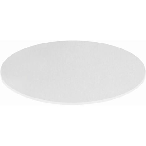 KONTE.DESIGN Piano per Tavolo SPARGI Rotondo Bianco Diametro 70 cm sp. 18 mm