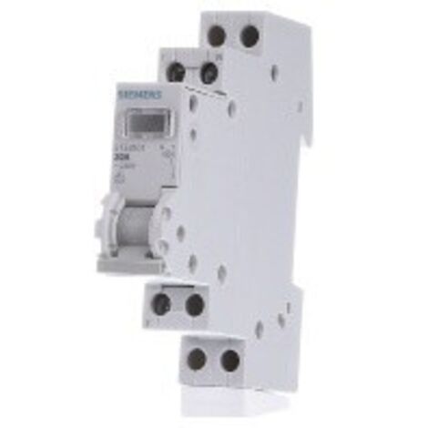 Kontrollschalter   Grau  6 mm² 20 A 1 Schließer   Siemens 5TE8101