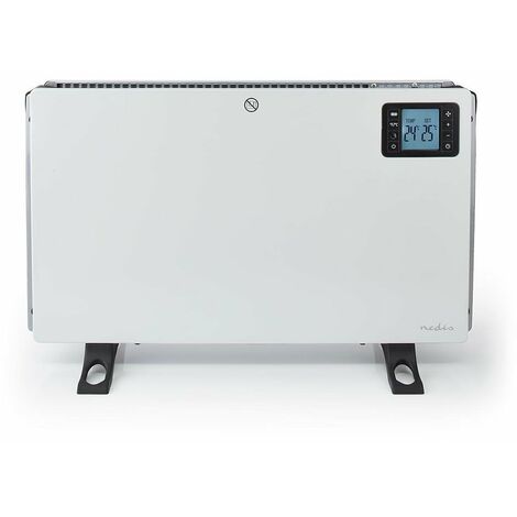 Konvektor Heizlüfter Turbo Elektroheizer Verstellbares Thermostat 3 Wärmeeinstellungen Heizgebläse Fernbedienung Timer L 60,5 cm