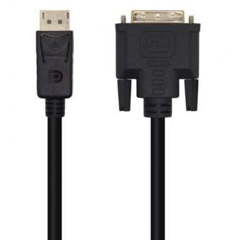 Konverterkabel aisens a125-0463/ displayport Stecker - dvi Stecker/ 3m/ schwarz
