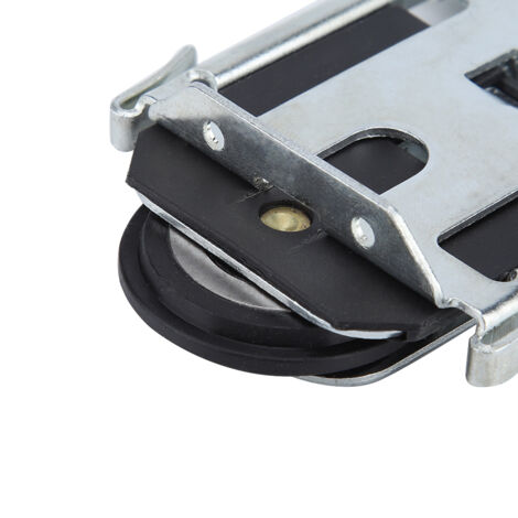 Konvexes Schranktürlager mit Rolle, Ersatzteil für Schiebetüren - Verstellbares Türrad aus Aluminiumlegierung (3,6 x 3,3 Zoll)