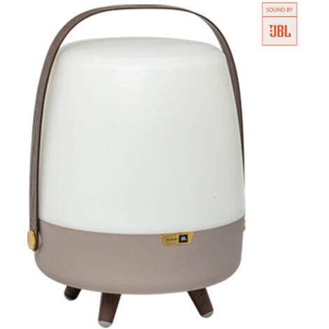 Kooduu Lite-up PLAY Mini Enceinte portable mono Beige, Blanc, Bois 8 W