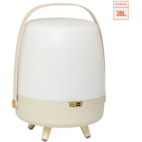Kooduu Lite-up PLAY Mini Enceinte portable mono Sable, Blanc, Bois 8 W