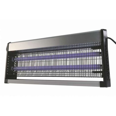 Kooper Zanzariera Elettrica Elettra 40W Nero e Silver - Copertura 20 m