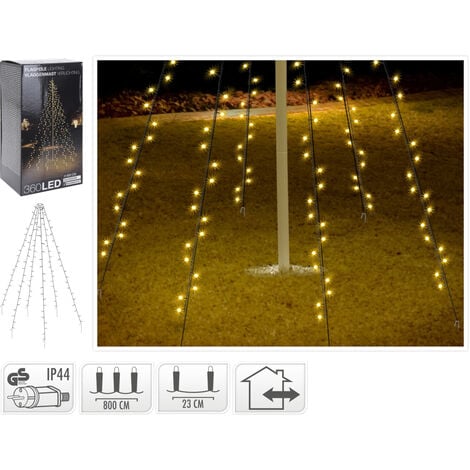 LED Baum Dekobaum Leuchtbaum Außen Gartendekoration, 3 Meter Kabel, 50x  LED, H 100 cm