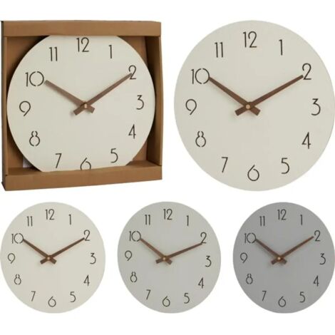 Koopman MDF-Wanduhr 30 cm