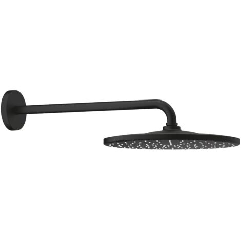 Kopfbrause-Set Grohe Rainshower Mono 310 u. Wandarm 422 mm, phantom black - 22121KF0
