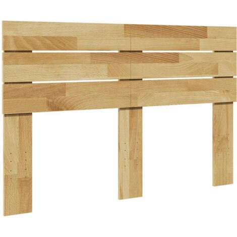 Kopfteil 120 cm Massivholz Eiche vidaXL
