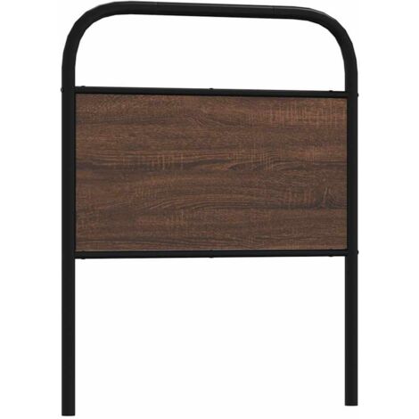Kopfteil Braun Eichen-Optik 75 cm Stahl und Holzwerkstoff vidaXL