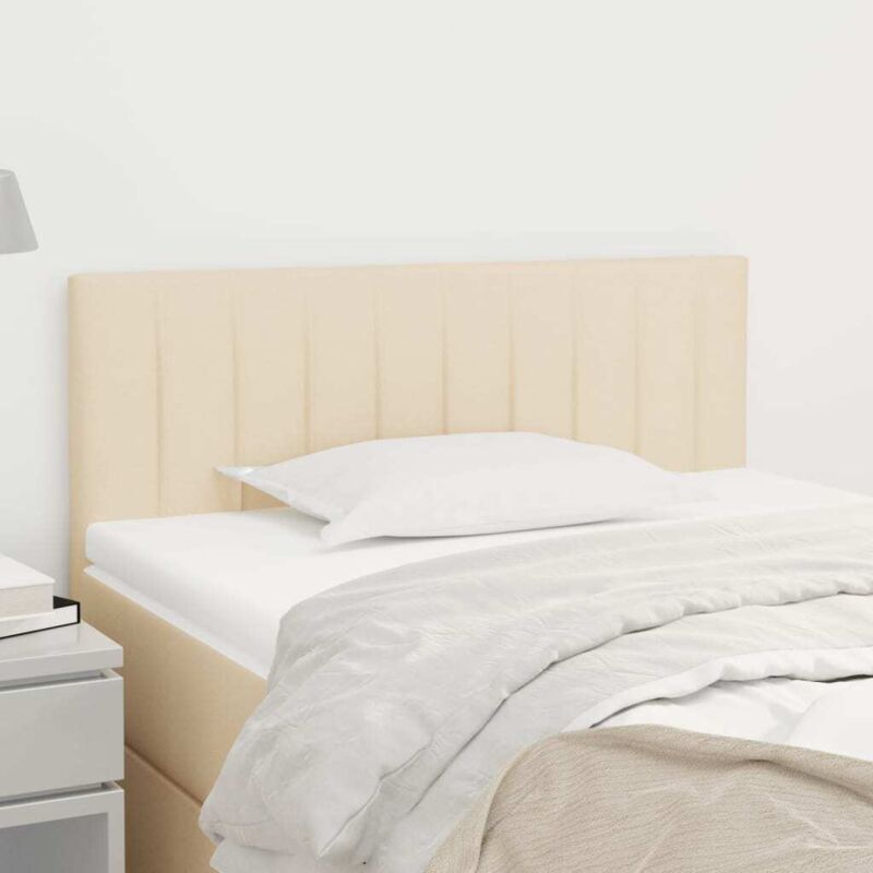 Kopfteil Creme 80x5x78/88 Cm Stoff Vidaxl