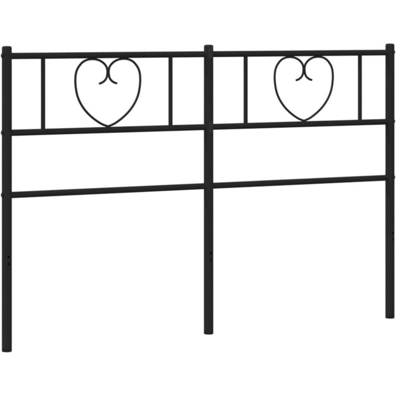 Kopfteil Metall Schwarz 140 Cm Vidaxl