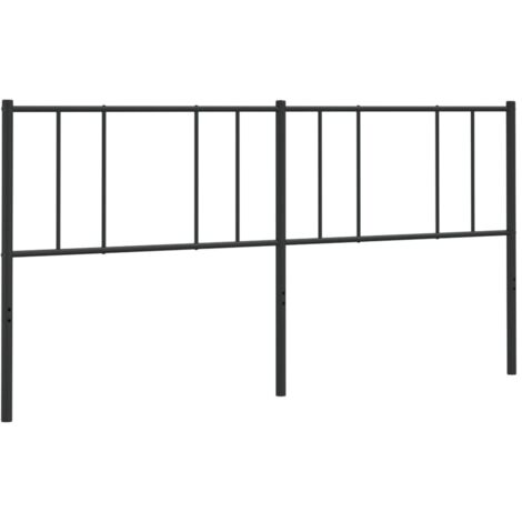 Kopfteil Metall Schwarz 200 cm