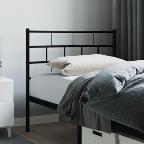 Kopfteil Metall Schwarz 80 cm vidaXL