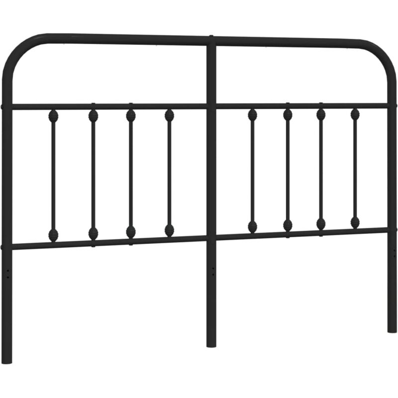 Kopfteil Metall Schwarz 140 Cm Vidaxl